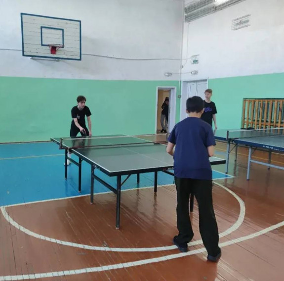 соревнования по настольному теннису.